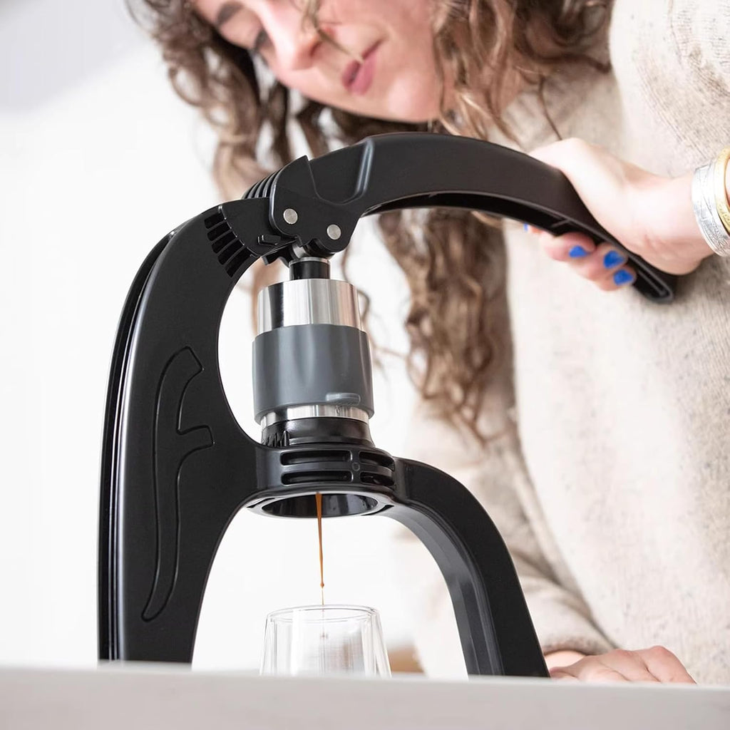 All Manual Lever Espresso Maker, with Stainless Steel Brew Head, Portable and Non-Electric, for The Home, Coffee Machine