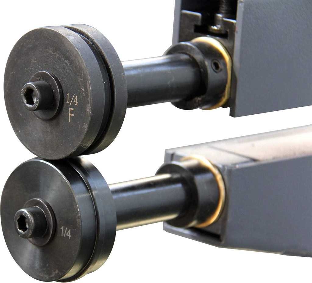 KAKA INDUSTRIAL Sheet Metal Bead Roller, 36 inch Throat, 20 Gauge(0.036 Inch) Capacity Sheet Metal Rotary Forming Machine, Electric Power Bead Roller with Foot Pedal Control 110V-60HZ-1PH RM-36