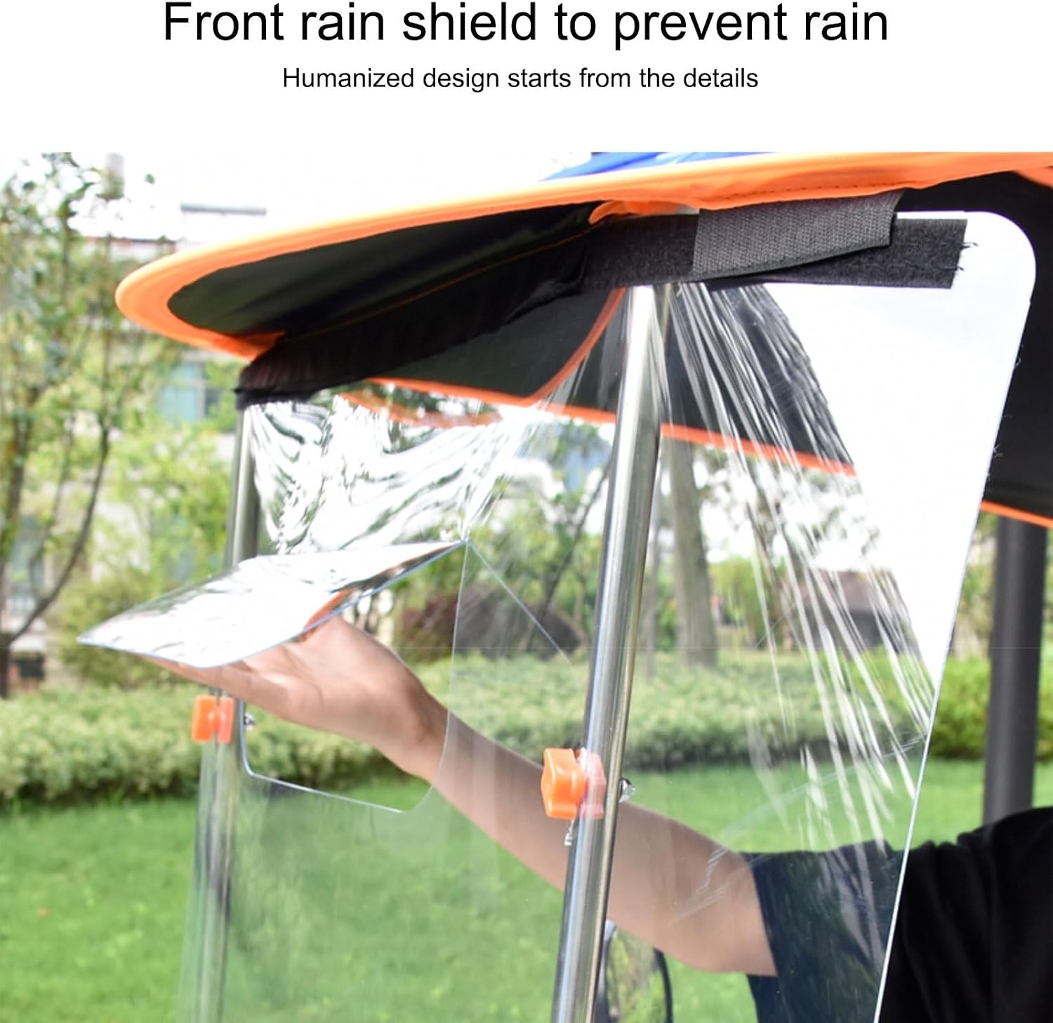 Adult Tricycle Cover Electric Tricycle Covers, Strong UV Protection & Windproof, Waterproof, Accessories Fit for Various 3 Wheel Bike Types(Gray)