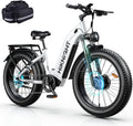 Electric Bike for Adults, 3000W Peak Dual Motor 52V 20AH Battery E Bike 26' x 4.0' Fat Tire Electric Mountain Bike Step-Thru Electric Bicycle for Women Men, Up to 38MPH