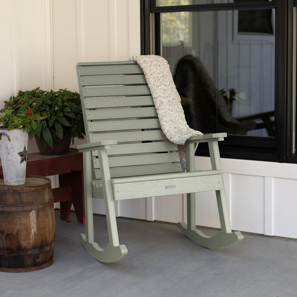 Highwood Weatherly Rocking Chair, Eucalyptus