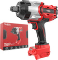 Cordless Impact Wrench 3/4' Compatible with Milwaukee 18V Battery, 1850Ft-lbs(2500N.m) High Torque Impact Gun Heavy Duty, Brushless Electric Power Impact Driver with 4 Speed Modes & LED Work Light