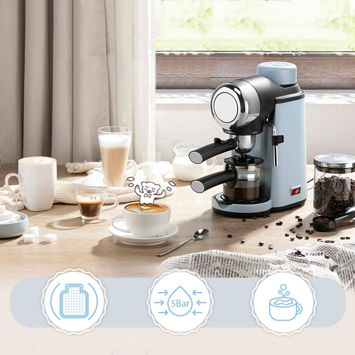 Coffee Machine Espresso Machine, 5 Bar Pressure Pump,800W Coffee Maker 240Ml,Espressimo Barista Style Coffee Machine