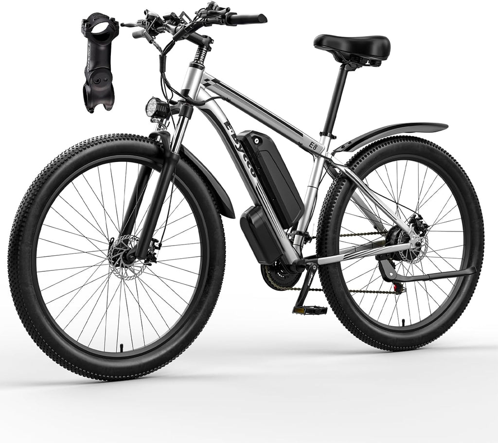 29 Inch Adult Commuter Electric Bike, 750 Watt/Peak 1000 Watt Motor 48V 17.5AH Removable Battery Electric Bike 29' x 2.1' 34MPH Electric Mountain Bike 21 Speed Gear Shift Electric Bike