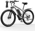 29 Inch Adult Commuter Electric Bike, 750 Watt/Peak 1000 Watt Motor 48V 17.5AH Removable Battery Electric Bike 29' x 2.1' 34MPH Electric Mountain Bike 21 Speed Gear Shift Electric Bike