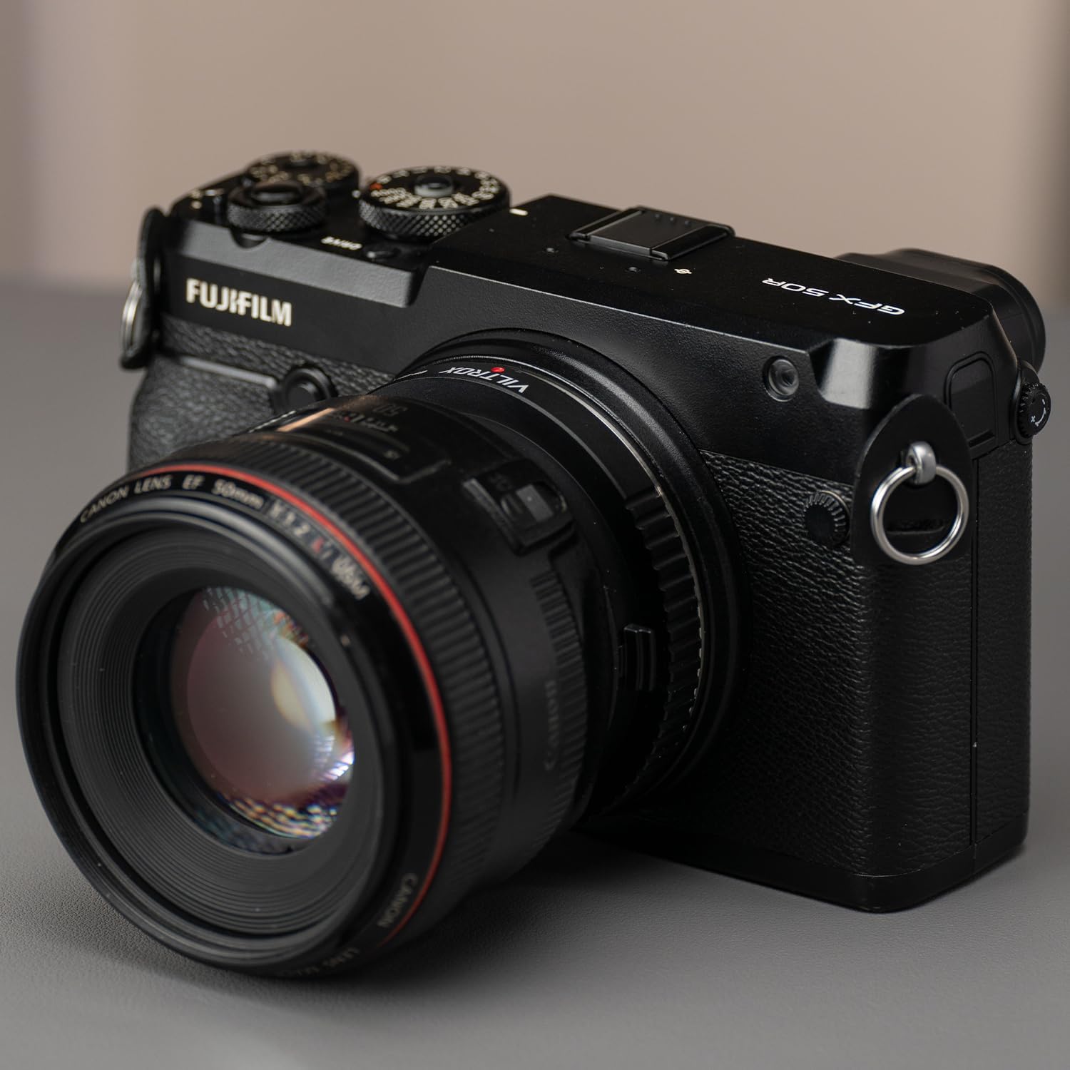 VILTROX EF-GFX II Lens Mount Adapter EF/EF-S to GFX Mount Auto Focus Lens Adapter Compatible with Canon EF/EF-S Lenses to Fujifilm GFX-Mount Cameras GFX 50S GFX 50R GFX100