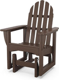 POLYWOOD® Classic Adirondack Glider, Mahogany