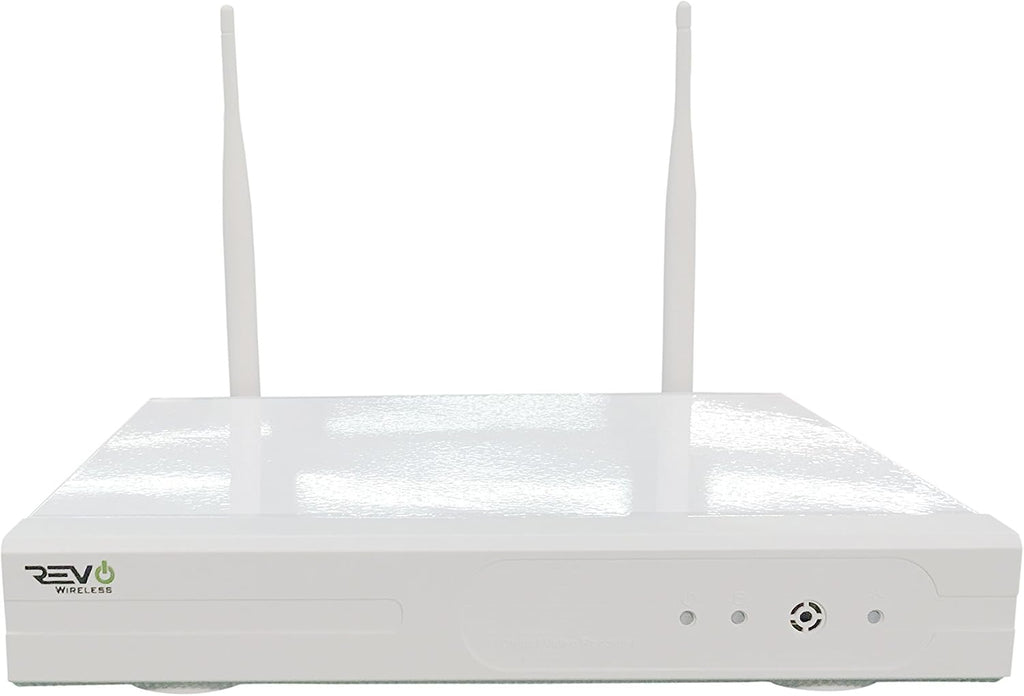 Revo America Wireless 4 Ch. NVR Surveillance System with 4 HD Wireless Bullet Cameras