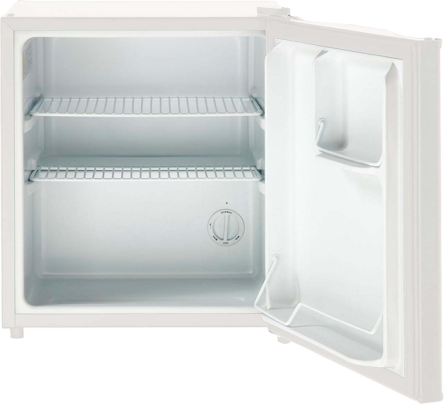 West Bend Mini Fridge Compact Refrigerator for Home Office or Dorm, Auto Defrost with Reversible Door, Energy Star Rated, 1.7-Cu.Ft., White