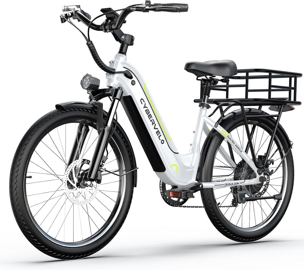 YorkE 26' Electric Bike for Adult,1000W Peak, up 80 Miles Removable Battery Ebike,Adult Electric Bicycles for All Terrain,Men Women E Bike, 7-Speed