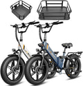 Jasion X Hunter ST 20' Electric Bike for Adults,Peak 1400W Motor,30MPH Max Speed Foldable Ebike,71 Miles Range Folding E Bicycles,624WH Battery,Hydraulic Disc Brakes,UL 2849 Certified