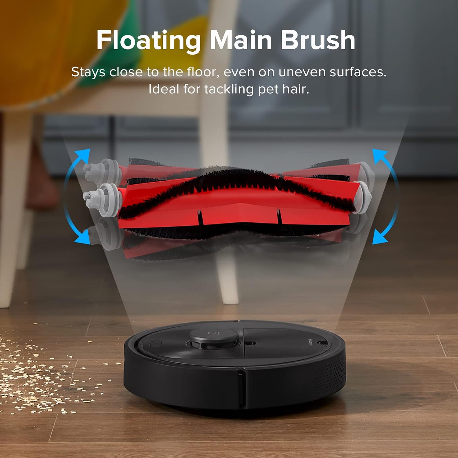 roborock Q5 Robot Vacuum Cleaner, Strong 2700Pa Suction, Upgraded from S4 Max, LiDAR Navigation, Multi-Level Mapping, 180 mins Runtime, No-go Zones, Ideal for Carpets and Pet Hair