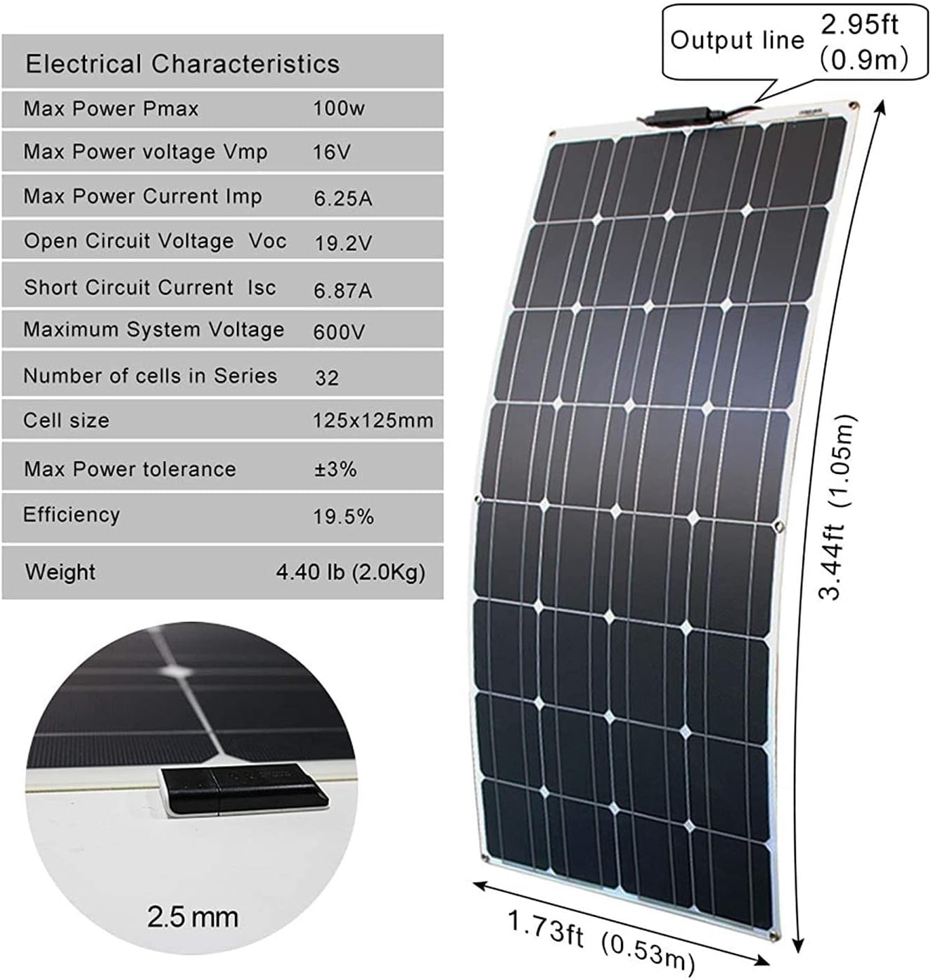 Portable Solar Panel 300W 600W 1200W, 18 Volt Solar Battery Charger for Boats, Up to 30 Degree Arc Ultra Thin USB Solar Charger, for RV, Yachts, Tent, Camper Van, Car, Trucks, Trailers,4x300W