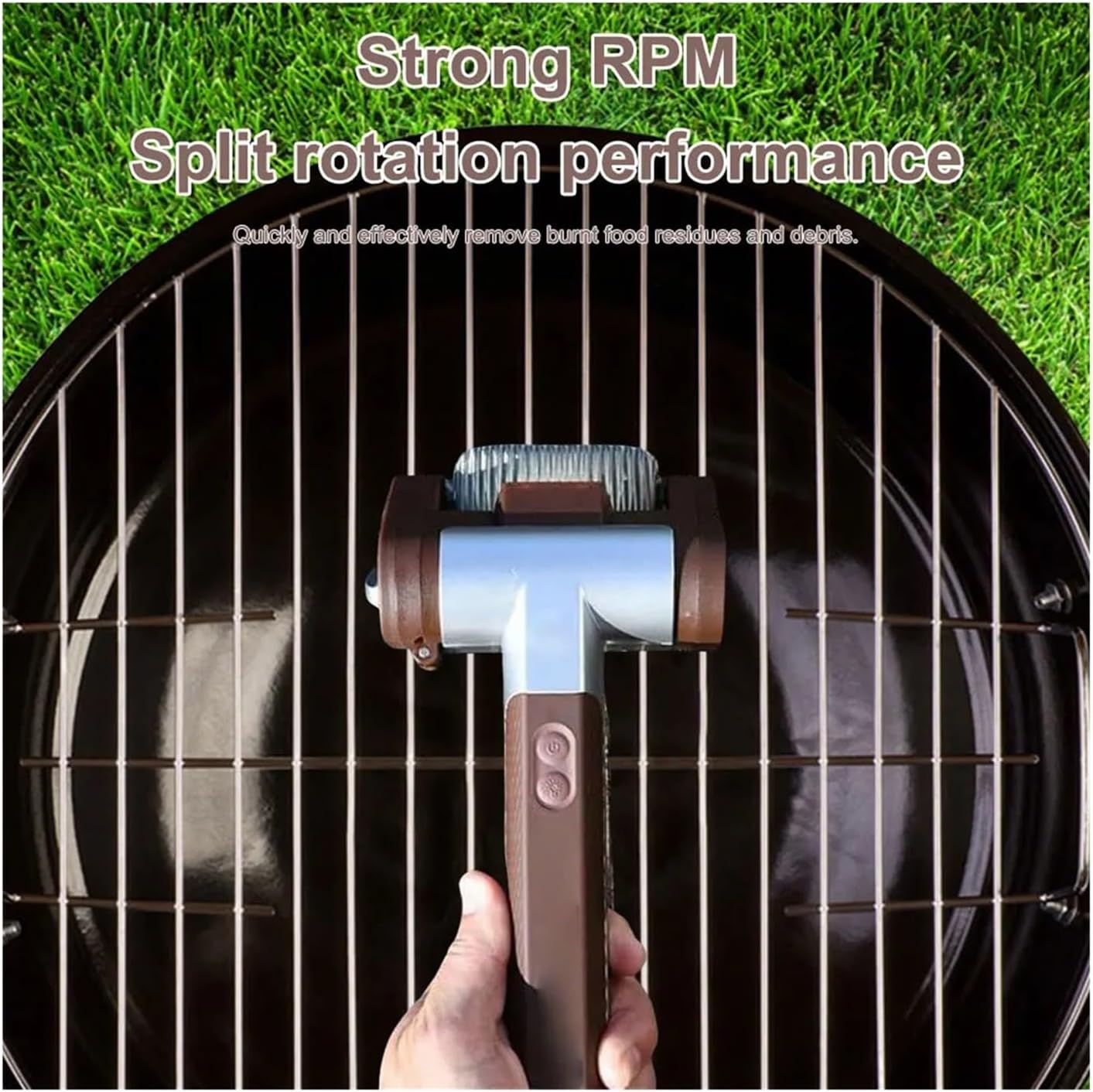 Fit for Cordless Electric Grill Cleaner with Lights - BBQ Brush Cleaner for Effortless Grilling Maintenance(1PCS Cleaner BrushA)
