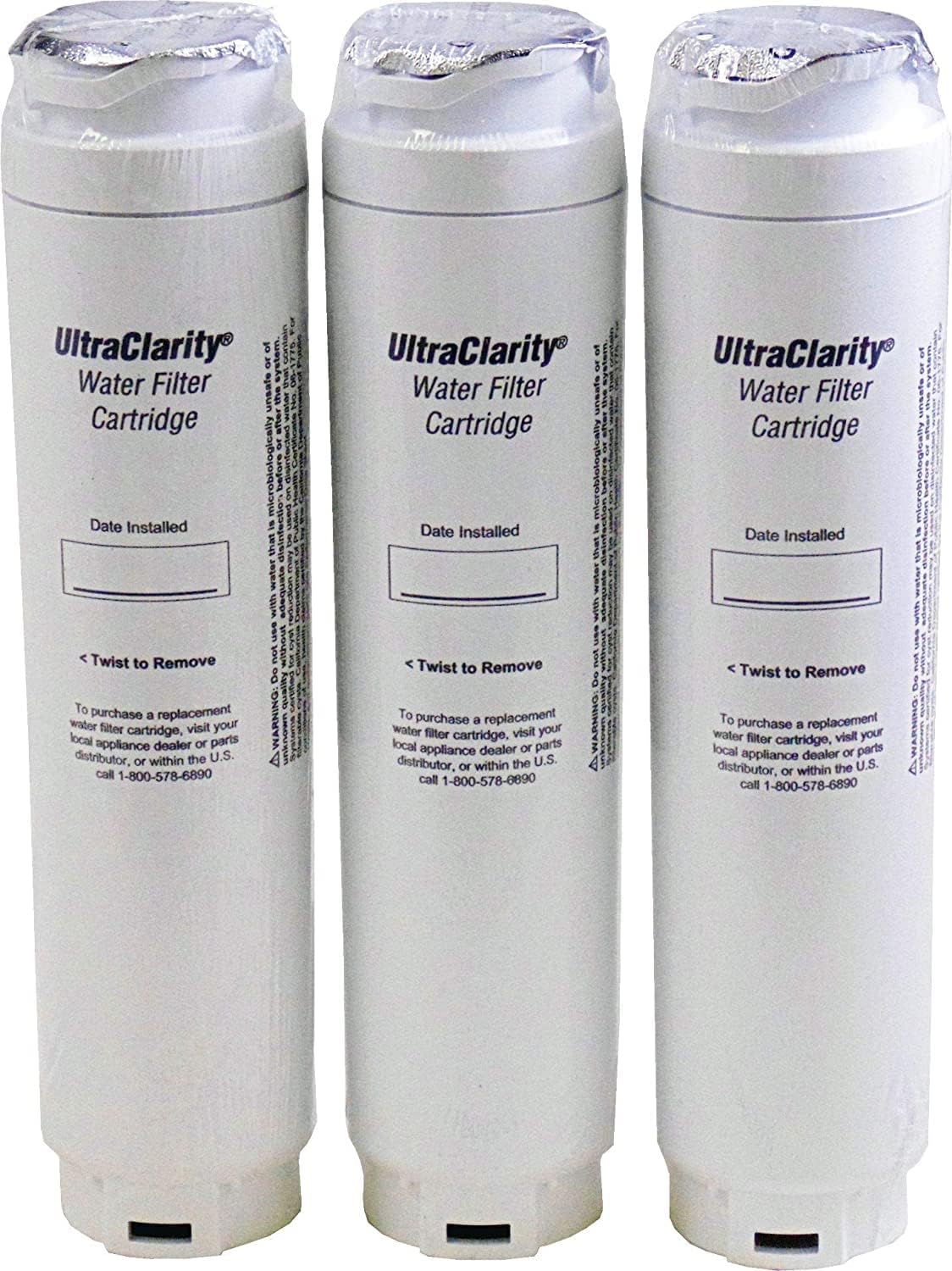 Thermador REPLFLTR10 Refrigerator Water Filter 00740560 (3 Pack)