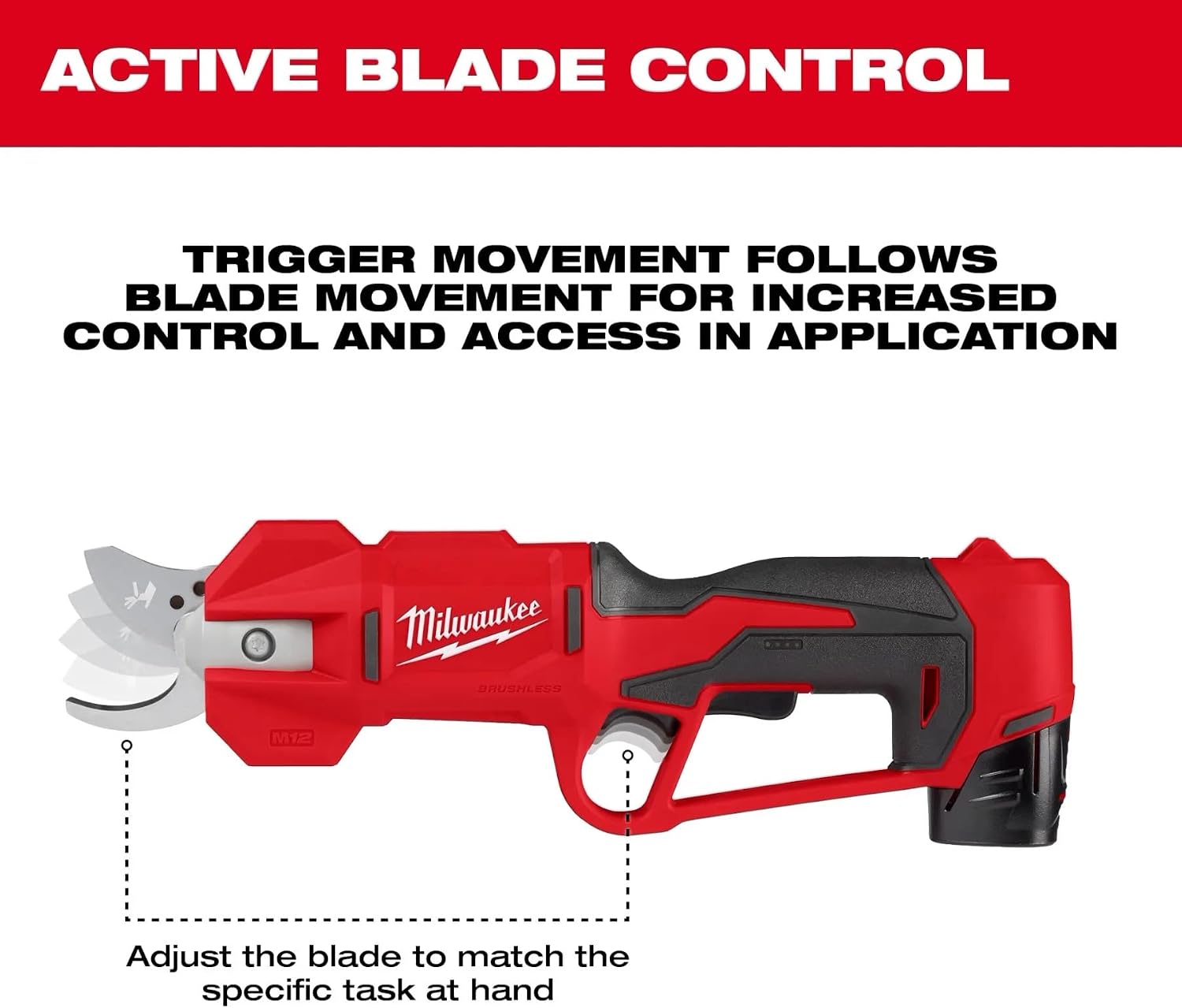 Milwaukee Electric - M12. BRUSHLESS Pruning Shears