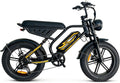 Fat Tire Electric Bike for Adults - 20'x4' Tires, 1000W Peak Motor, 25MPH, 7-Speed Electric Mountain Bike, 48V Removable Battery, 60-Mile Range
