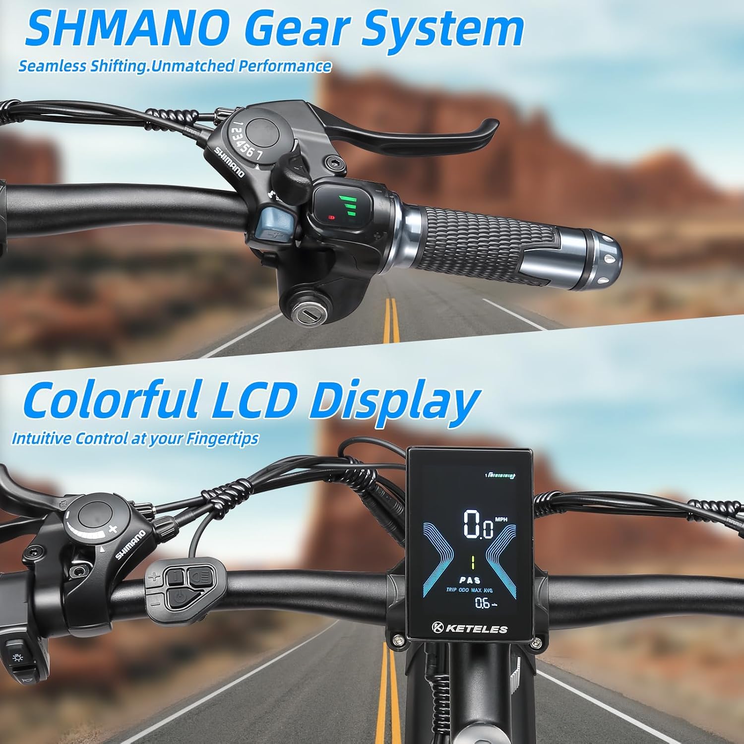 Electric Bike for Adults, 2000W Peak High Torque Motor, 48V 15Ah Removable Battery, 28MPH Max Speed, 26' Fat Tire, Dual Disc Brakes, Perfect for Mountain Hilly Commute & Outdoor Adventure