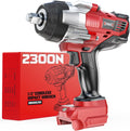 DIYtoolifz Cordless Impact Wrench 1/2 inch Compatible with Milwaukee 18v Battery, 1700 Ft-lbs High Torque Impact Driver, Electric Impact Gun with 4 Modes & LED Light for Car, Truck, Mower(Bare Tool)