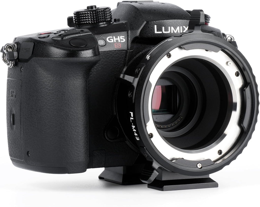 VILTROX PL-M43 Lens Mount Adapter Manual Focus Lens Converter with Rotary Lock Compatible with PL Lens to M43 Series Mount Cameras Panasonic GH5,G1,GH1,GH4/Olympus EP1,EP2,EM1,EM