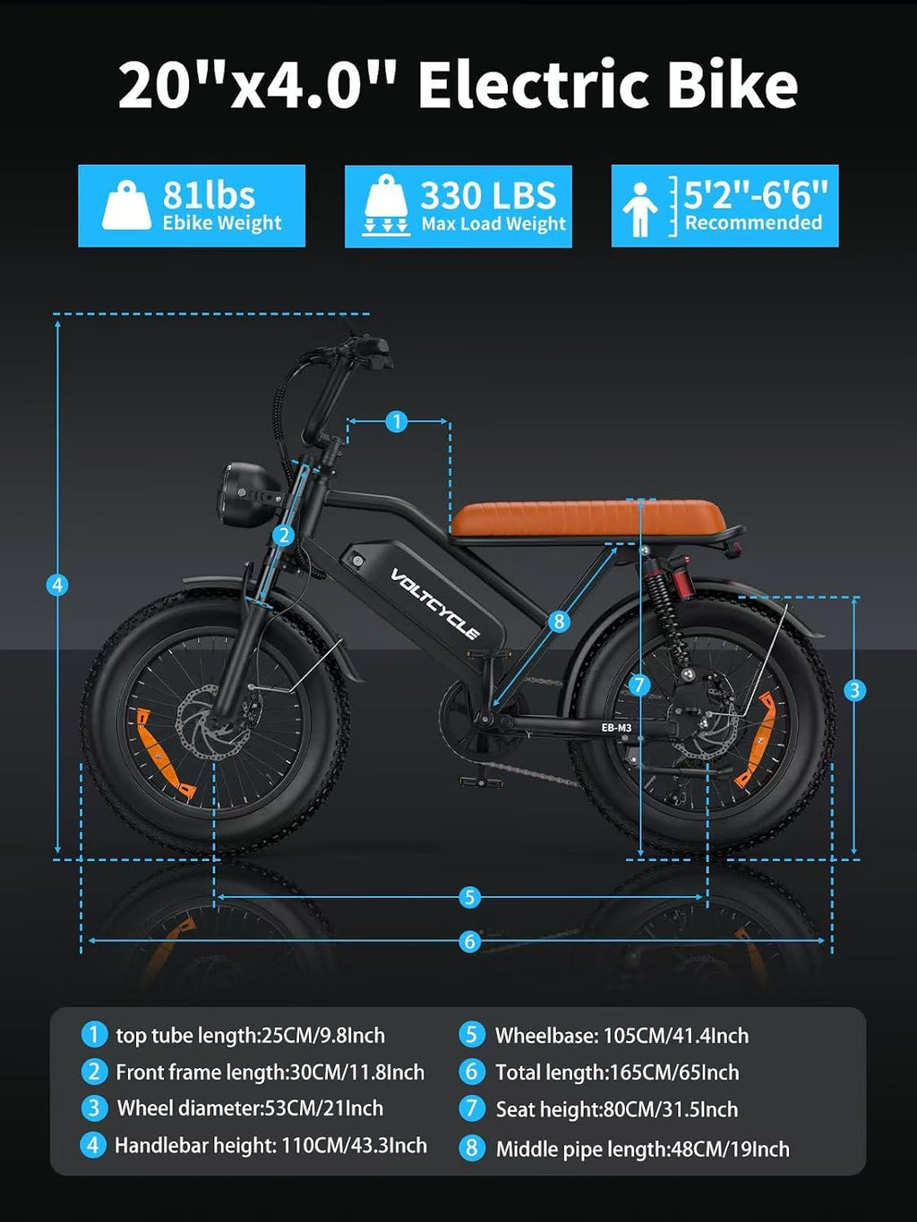 Electric Bike for Adults -1000W Peak Power Ebike, 28MPH, 48V 18.2Ah Removable Battery, 30-60 Mile Range, 20'' Fat Tire Electric Dirt Bikes, Electric Mountain Bicycles for All-Terrain
