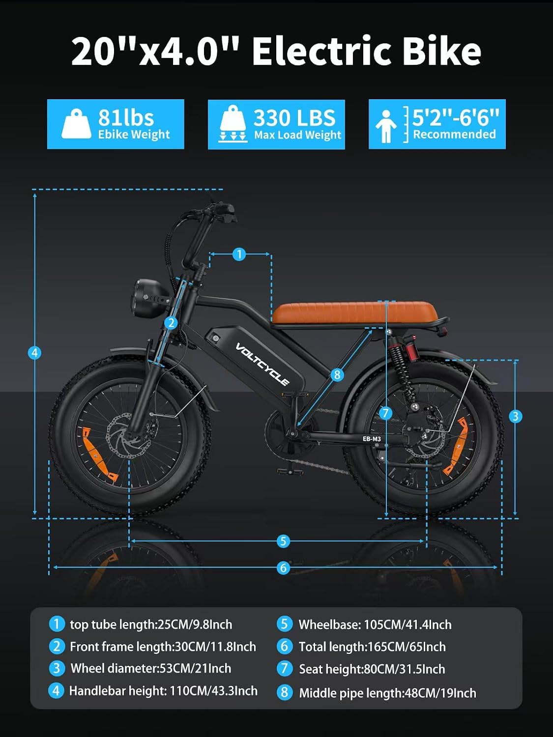 Electric Bike for Adults -1000W Peak Power Ebike, 28MPH, 48V 18.2Ah Removable Battery, 30-60 Mile Range, 20'' Fat Tire Electric Dirt Bikes, Electric Mountain Bicycles for All-Terrain