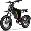 3000W Motor Peak Electric Motorcycle for Adults, 52V 35AH 45MPH+ Ebikes for Adults,20' Fat Tire Electric Dirt Bike,100 Miles Mountain Off-Road E Dirt Bike,Dual Hydraulic Brakes UL Certified