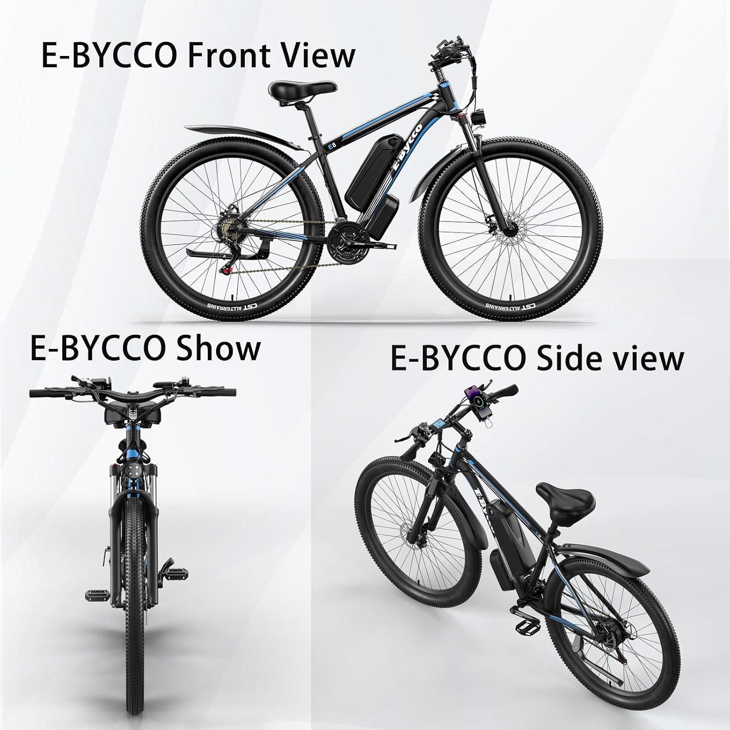 29 Inch Adult Commuter Electric Bike, 750 Watt/Peak 1000 Watt Motor 48V 17.5AH Removable Battery Electric Bike 29' x 2.1' 34MPH Electric Mountain Bike 21 Speed Gear Shift Electric Bike