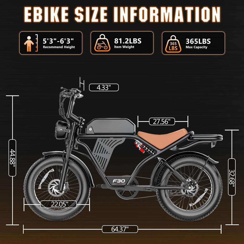 ASKGO Electric Bike for Adults, 2500W Peak Motor, 32MPH & 100 Miles, 48V 20Ah Large Battery, NFC & Password Unlock, Electric Dirt Bike with LCD, Dual Suspension & Brakes, 20' Fat Tire Off-Road Ebike