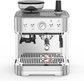 Garvee Espresso Machine with Milk Frother, All in One Cappuccino Latte Coffee Maker for Home Barista, Built-In Bean Grinder, 85 oz Removable Water Tank, Gifts for Dad Mom Coffee Lover