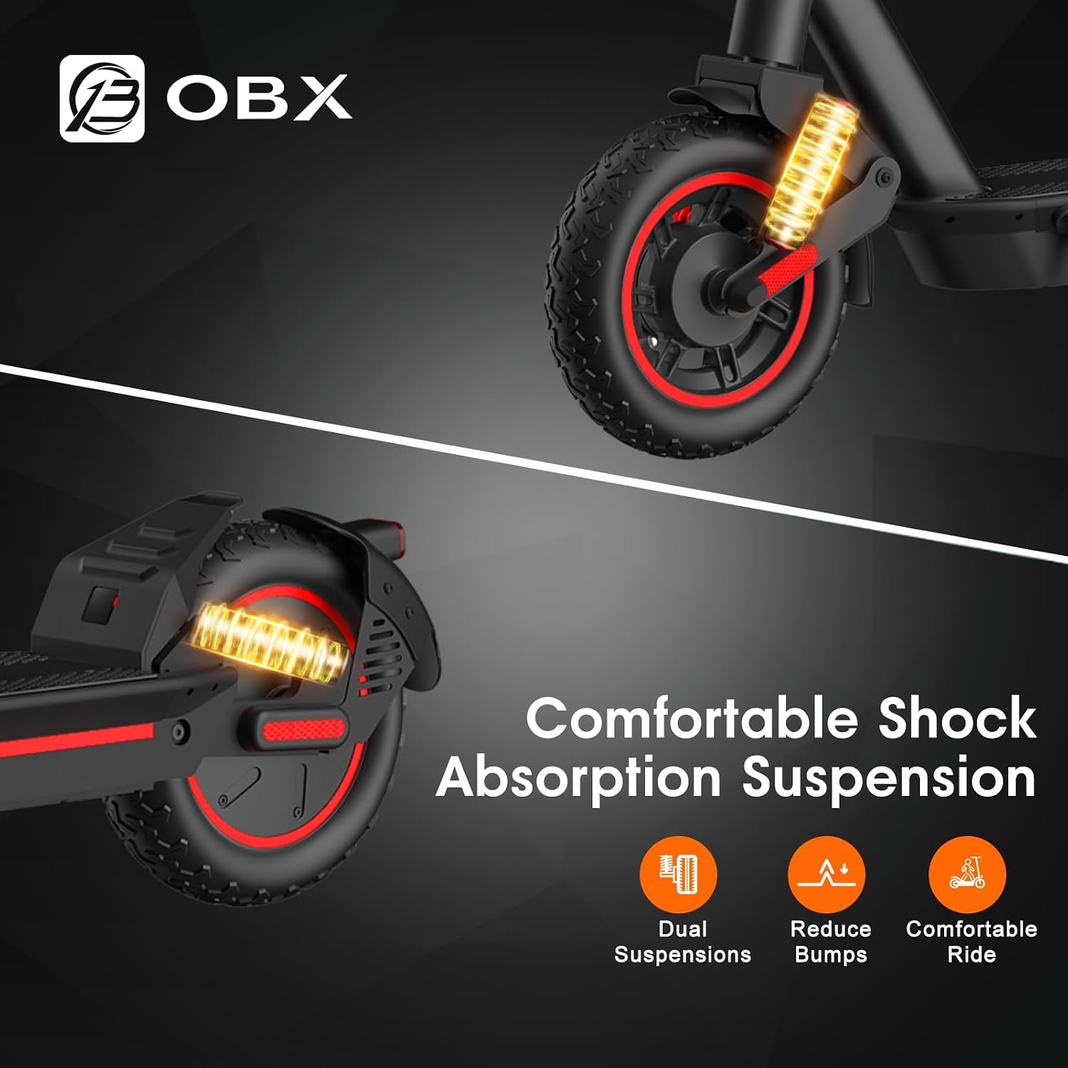 Electric Scooter for Adults 10' Off-Road Pneumatic Tire 1200W Motor Max 33 Miles Long Range, 30 MPH Top Speed with Cruise Control, Dual Suspensions, Turn Signals Foldable E-Scooter, UL-2272 Certified