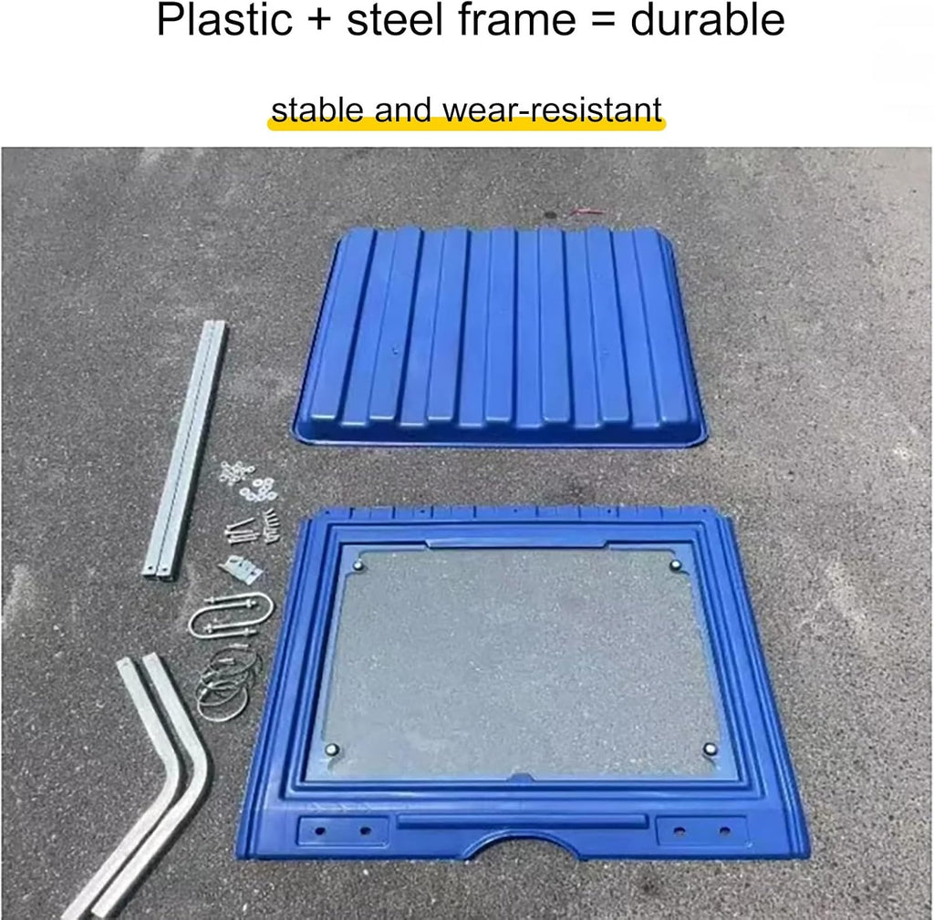 Electric Tricycle Cover, Heavy Duty 3 Wheel Bicycle Cover, 3 Wheel Cargo with Trike Windshield, All-Season Tricycle Clothing, Ideal for Carrying Cargo Electric Powered Tricycles(Red)