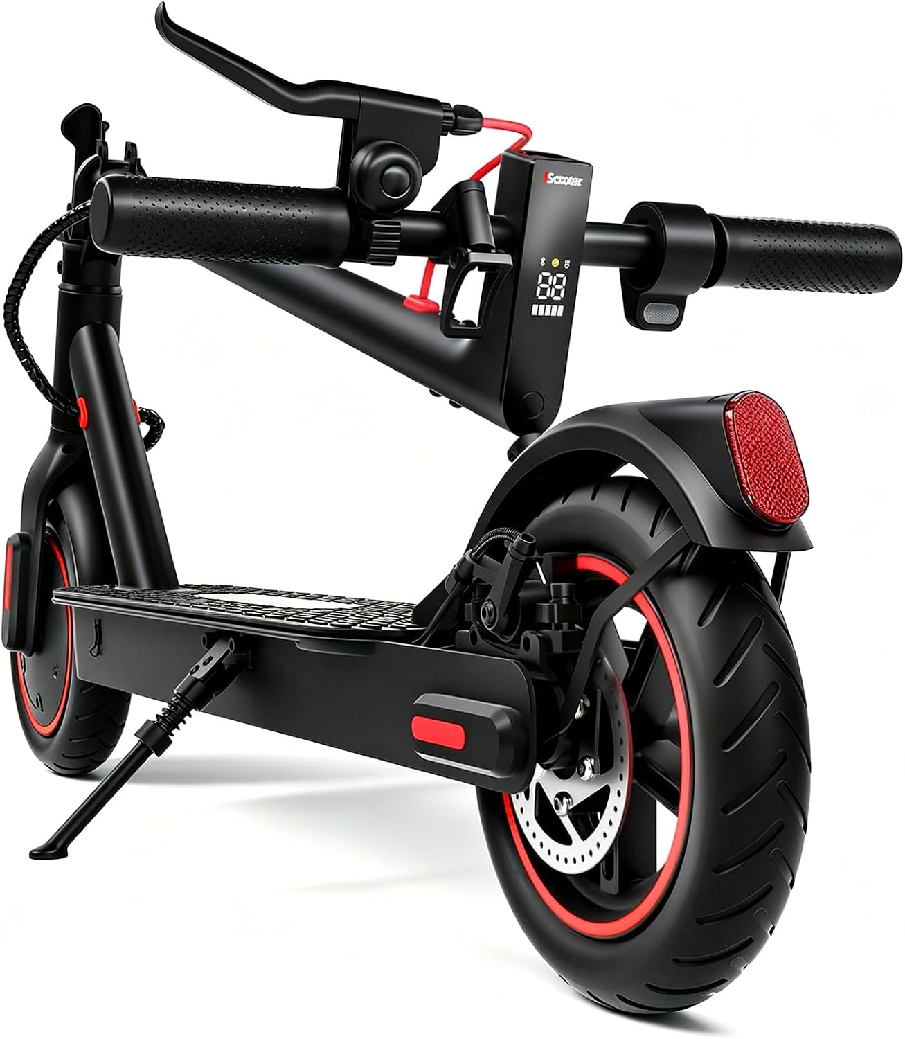 iScooter Electric Scooter Adults & Big Kids, Cruise Control, Dual Braking System, Smart App, Foldable Electric Scooter for Commuting & Campus Use