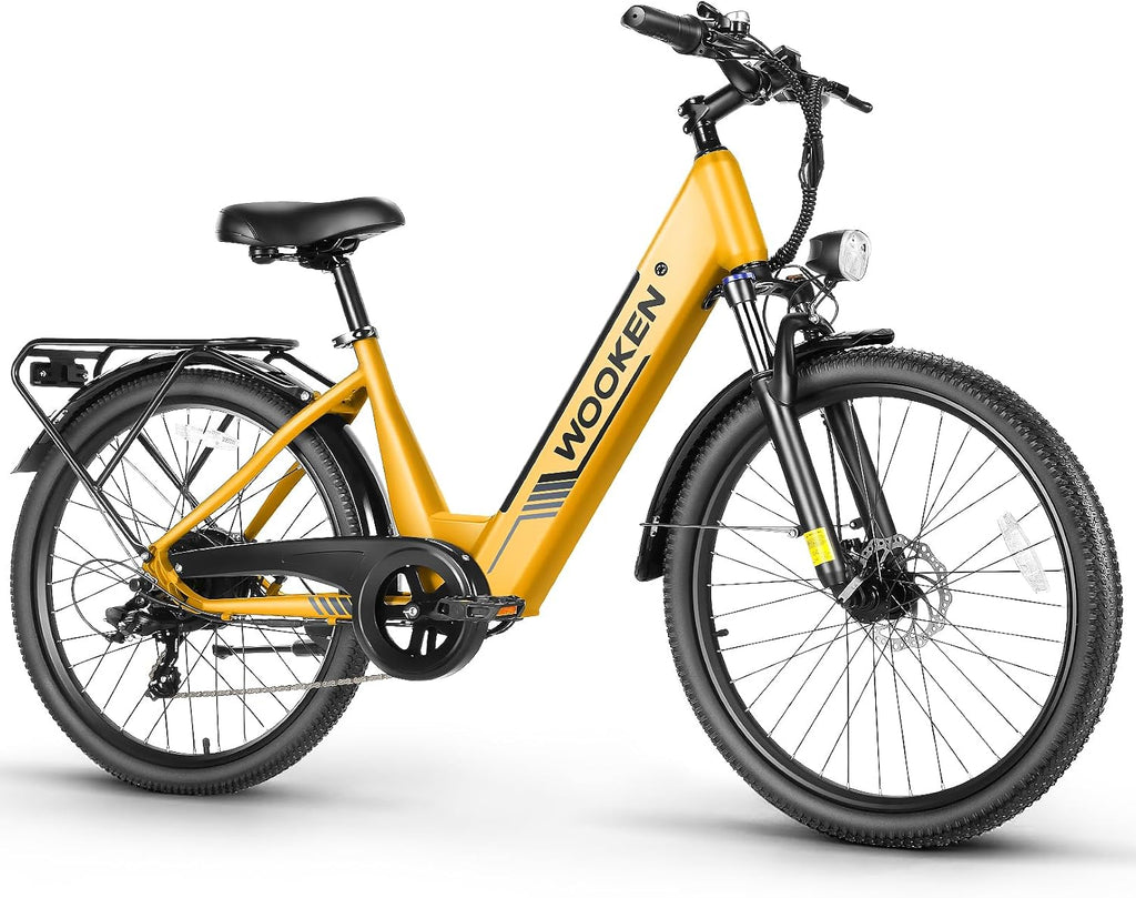 Wooken Gale 1500W Electric Bike 26' x 4.0 Fat Tire Electric Bike, EBike for Adults with 48V 720WH Removable Battery, Up to 60Miles Ebikes,7 Speed,SGS Certified to UL2849