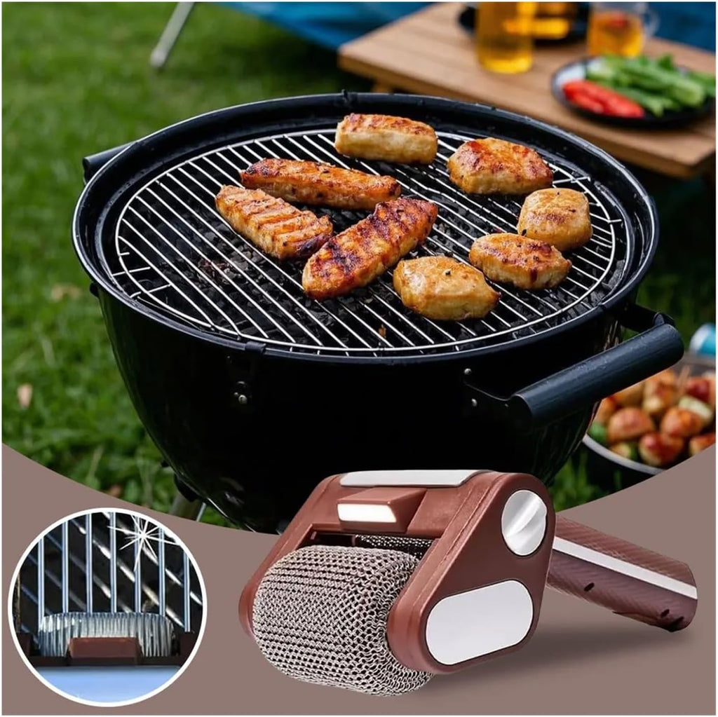 Fit for Cordless Electric Grill Cleaner with Lights - BBQ Brush Cleaner for Effortless Grilling Maintenance(1PCS Cleaner BrushA)