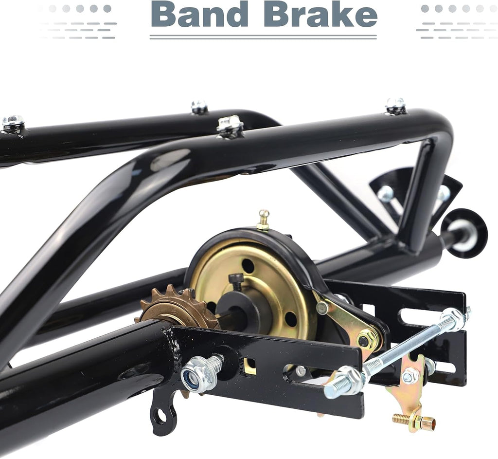 WEEROCK 20' 24' 26' Tricycle Rear Axle Tricycle Conversion Kit Single Speed/ 7 Speeds for 20 24 26 Inch Adult Tricycle, Trike, 3 Wheel Bikes，Black