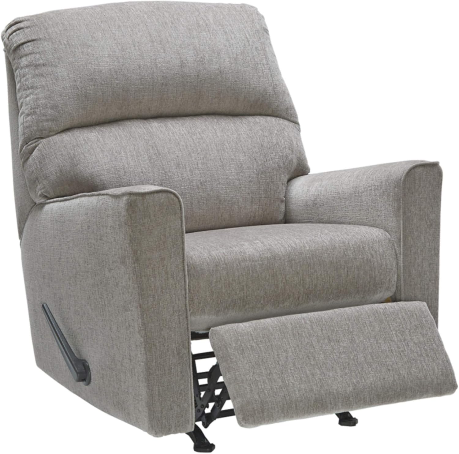 Signature Design by Ashley Altari Rocker Recliner Chair, Plush Chenille Upholstered Reclining Chair, Gentle Rocking Motion & One‑Pull Recline for Comfort, 34' W x 39' D x 40' H