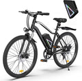Electric Bike, 1500W/1000W/750W Peak Motor, 80/70/55 Miles Range & 20MPH Speed, 26'' Tires, APP Control E Bike, Shock Absorber, Adjustable Seat, Commuting Electric Bike for Adults