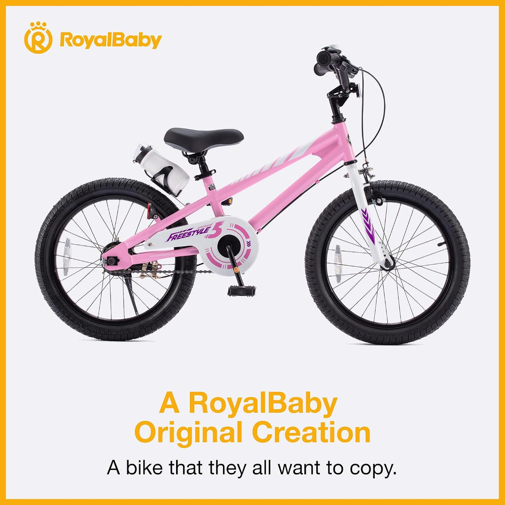 RoyalBaby Kids Bike with Dual Handbrake for Beginners,12 14 16 18 20 Inch Bicycle for Boys & Girls Ages 3-10 Years