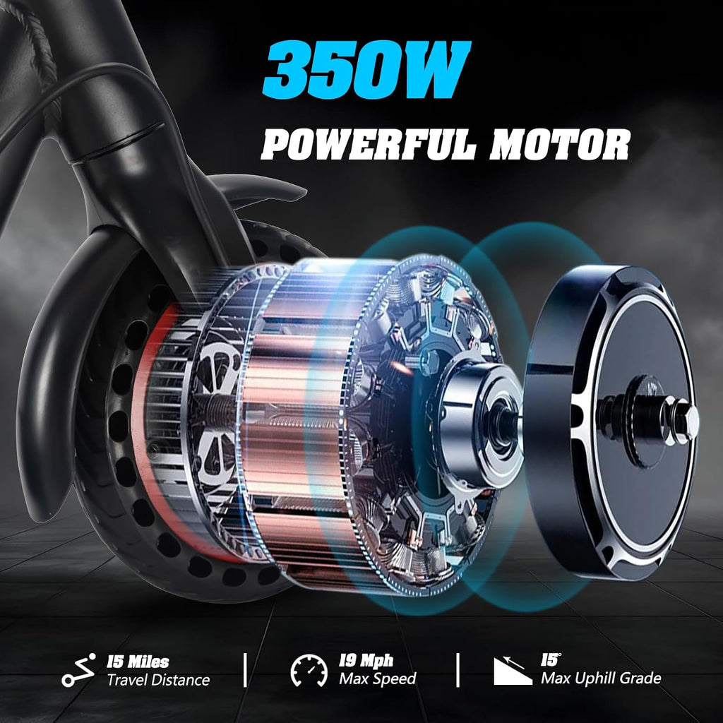 Electric Scooter for Adults, 350W/800W Motor, 15/22/34 Miles Range, 8.5/10' tire, Folding E-Scooter with Dual Suspension, Teenage Off-Road E Scooter