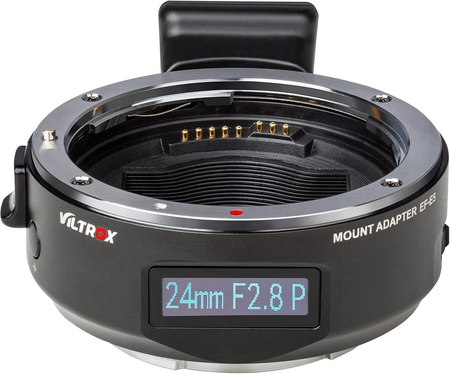 VILTROX EF-E5 Smart Auto Focus Lens Mount Adapter with OLED Screen for Canon EF/EF-S Lens to Sony E Mount Camera A7/A7R/A7RIII/A7III/A7II/A6500/A6300