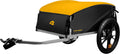 Retrospec Rover Hauler Bike Cargo Trailer - Foldable Frame with Weather-Resistant Fabric & 80lb Capacity - Universal Bike Trailer for 20-29in Wheels - Includes Safety Flag & D-Ring Anchors
