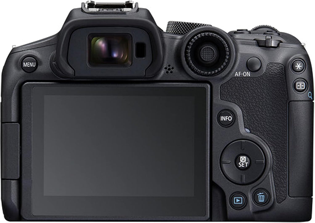 Canon EOS R7 32.5MP APS-C CMOS Sensor Mirrorless Camera with 18-150mm Lens + 64GB Memory + Stabilizing Grip + Software Pack +More (Value Bundle) (Renewed)