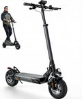 Electric Scooter, 28/22 Miles Range, 28/23 MPH Speed, 10' Tire, 1000/500W Powerful Motor, Disc Brake & Smart APP, with Lights, Portable Foldable Commuting Electric Scooter for Adults and Teens