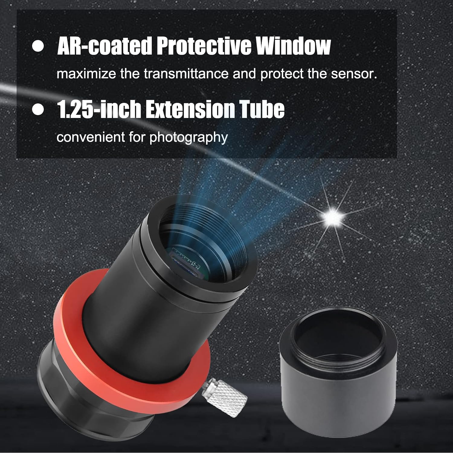 SVBONY SV165 40mm Mini Guide Scope, Bundle with SV905C Telescope Camera