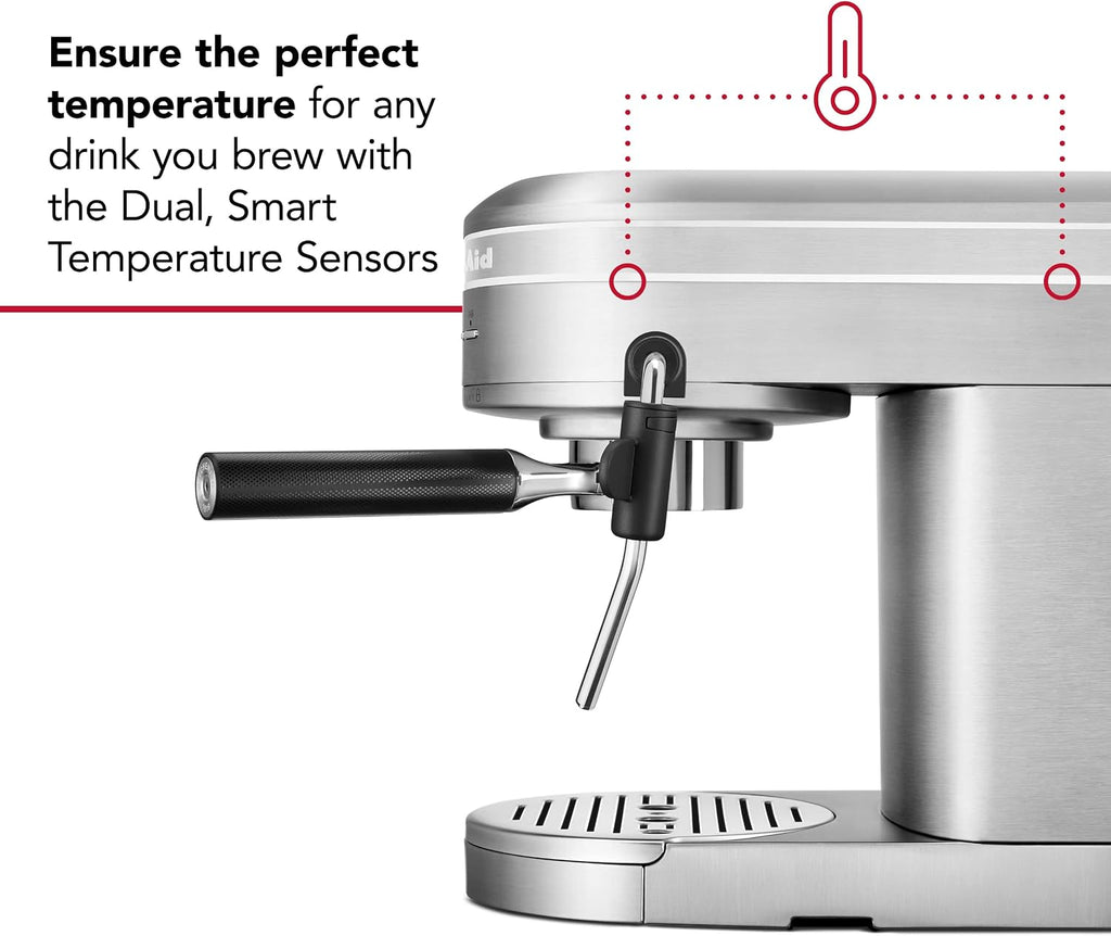 KitchenAid Metal Semi-Automatic Espresso Machine - KES6503