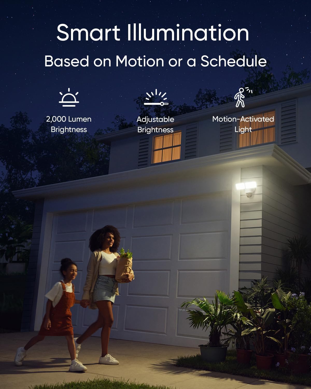 eufy Security S220 SoloCam 3-Cam Pack, Solar Charging, Wireless Outdoor Camera Floodlight Camera E340 Wired, 360° Pan and Tilt