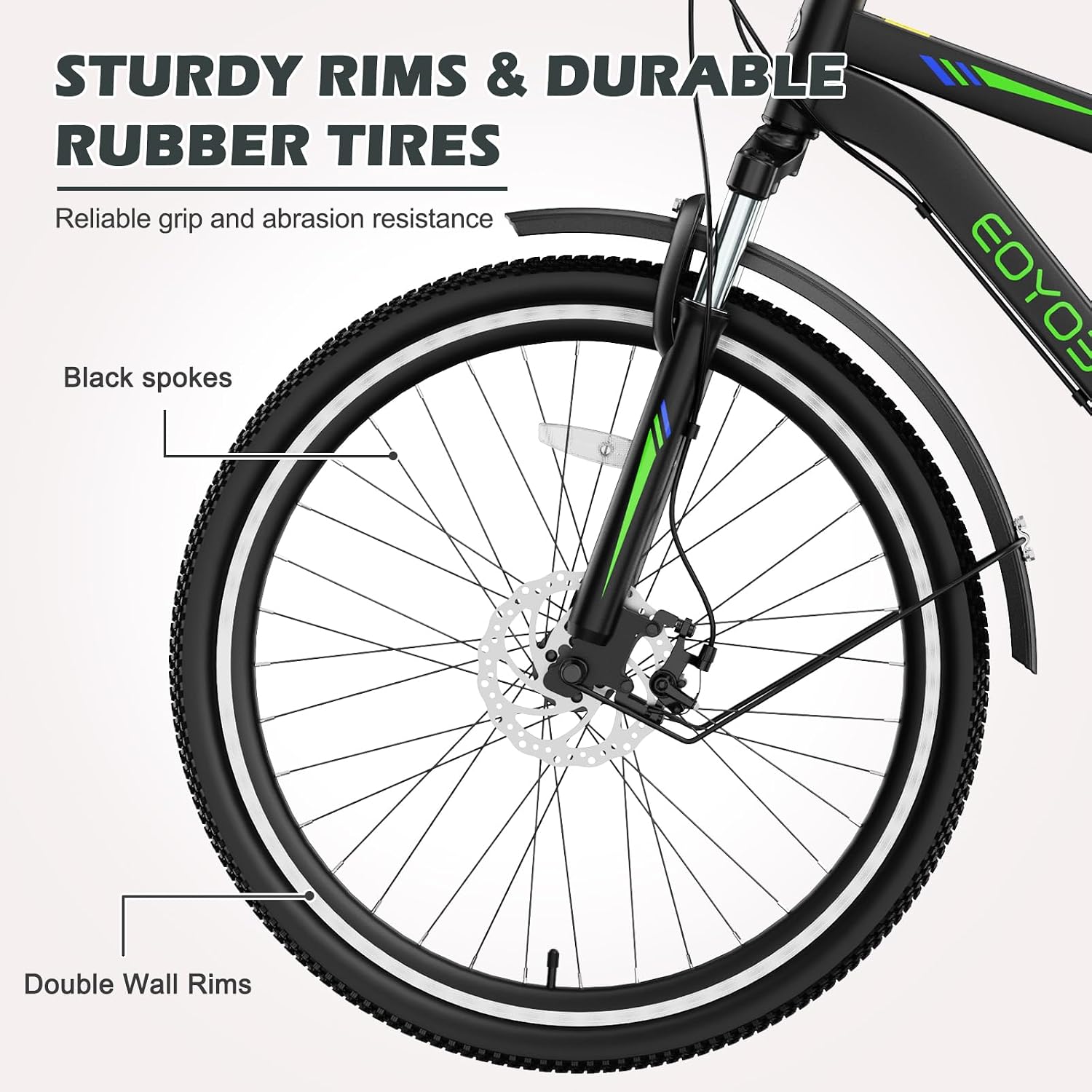 ABORON Adults Tricycle, 3 Wheels Bike for Adult, Tricycle for Adults, Double-Wall Wheel Rims, Tricycle for Women Men Exercise Outdoor Sports