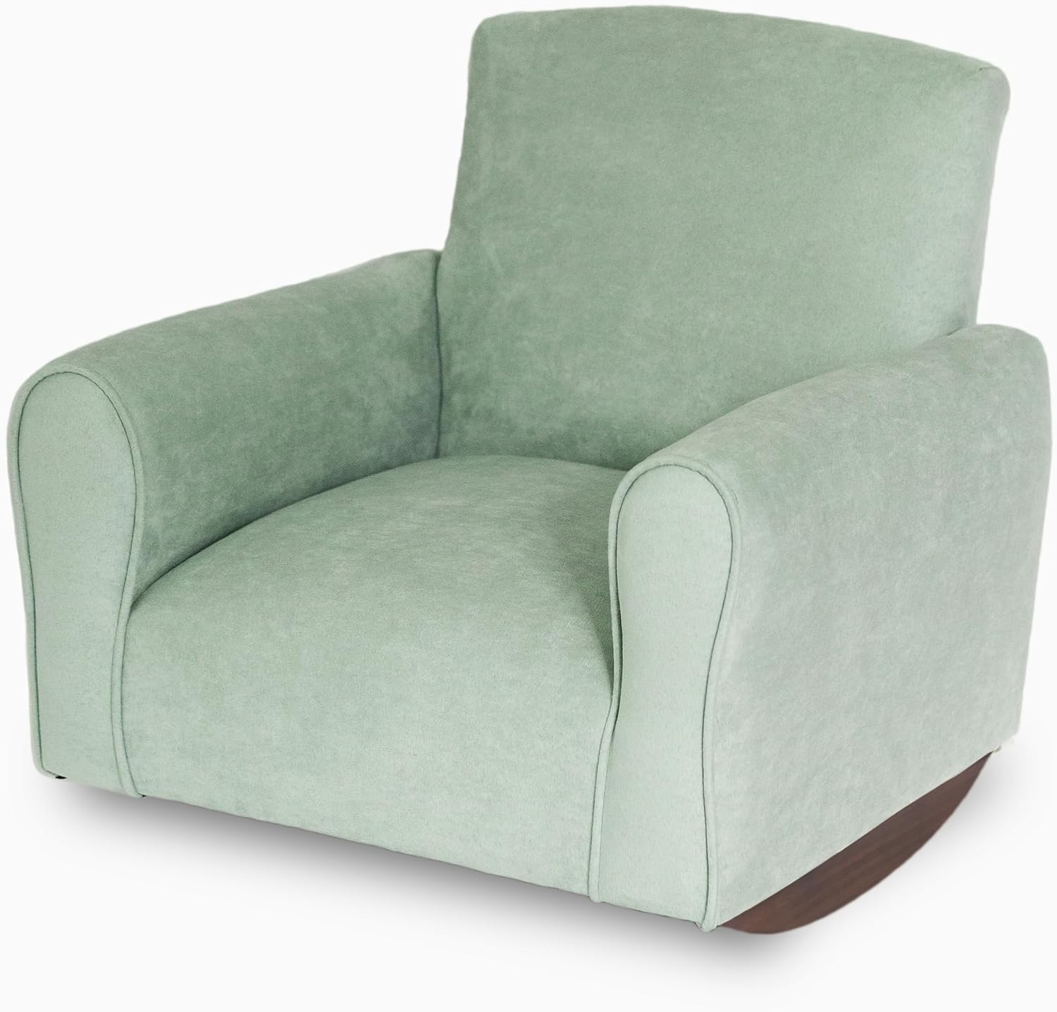 Kid Rocking Chair for Toddlers, Child Chair for Little Kids, Upholstered Toddler Armchair for Children, Comfy and Cute Little Kid Chairs (Rockers, Seafoam Green)