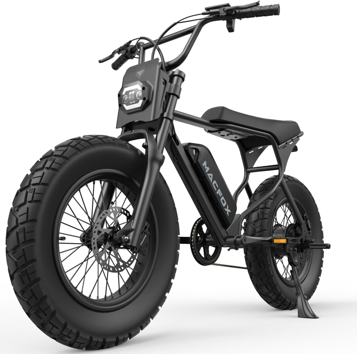 MACFOX X7L Electric Bike for Teens Adults, 750W Peak Power Class 2 Ebike 20MPH with 20x5.0 Rear Fat Tire and Hydraulic Brakes Suitable for Travel in The City/Campus (UL2849/Black/Standard)